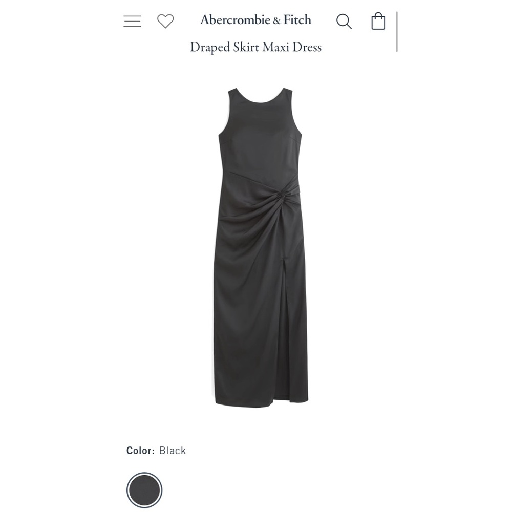 NWT Abercrombie & Fitch black dress-